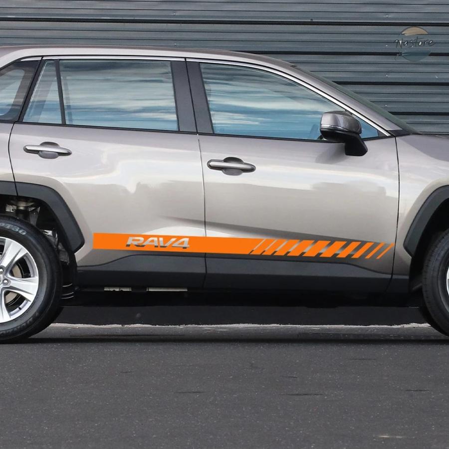 並行輸入品 トヨタ RAV4 アクセサリー カスタムパーツ 2枚セット ドア