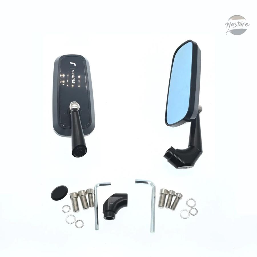 並行輸入品 ホンダ PCX125 バイク ミラー リアビュー RIZOMA 7/8 22MM 1ペアパッケージ PCX カスタムパーツ パーツ アクセサリーの画像