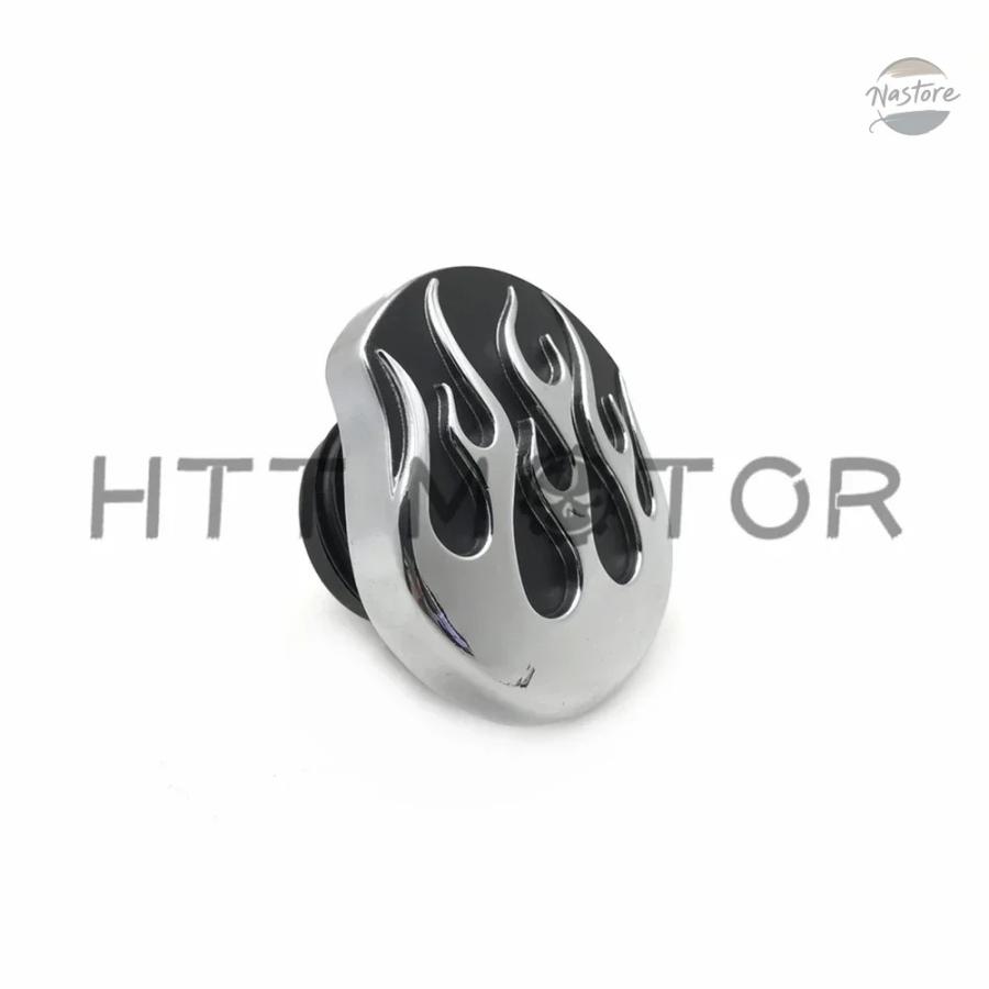 並行輸入品 バイク SKULL FUEL GAS TANK CAP COVER ハーレー 1992-UP スポーツスター/1994-UP ROAD KINGの画像
