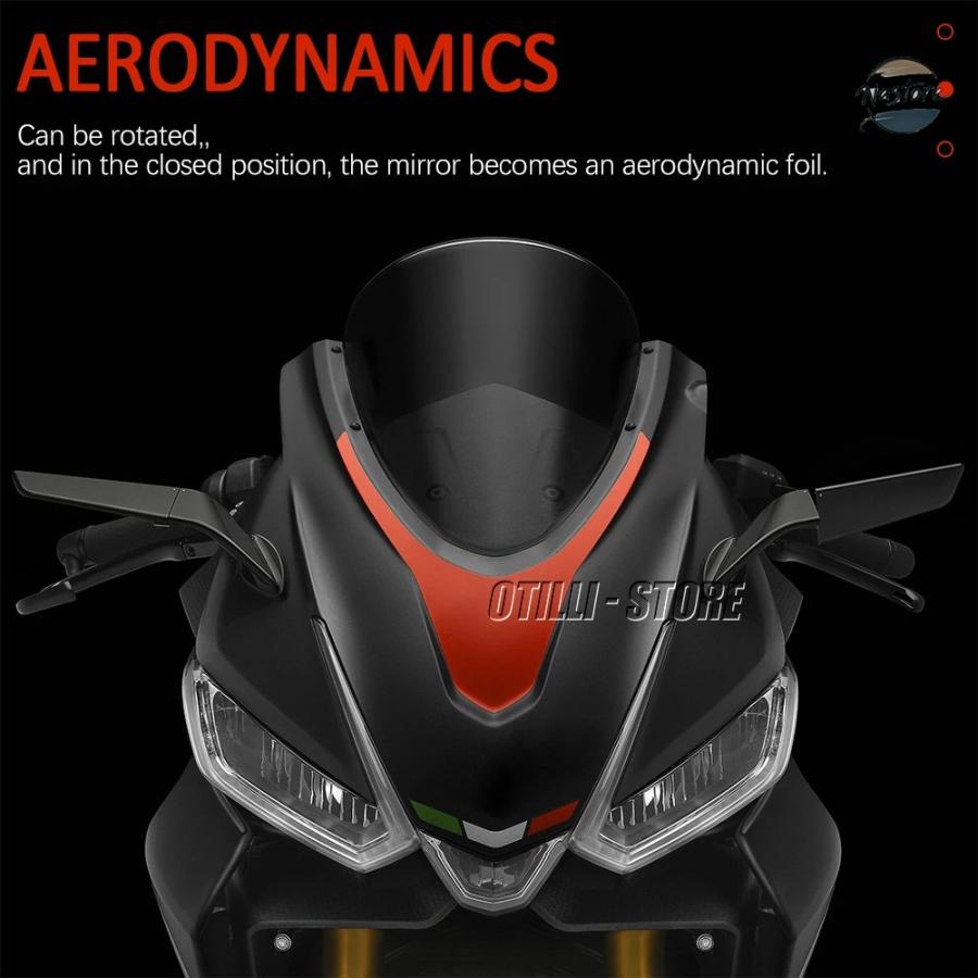 並行輸入品 RS660 APRILIA バイク ミラー アクセサリー カスタム 2020