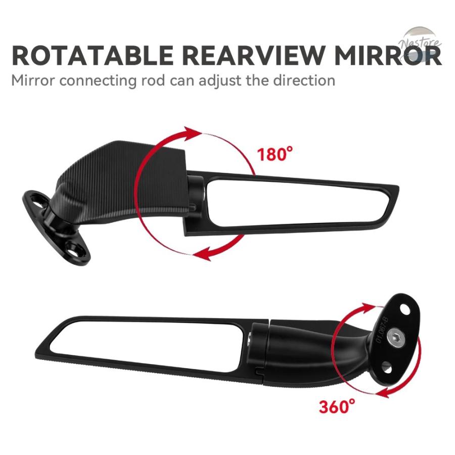並行輸入品 ホンダ CBR650R バイク ミラー /F CBR500R CBR250RR CBR600RR CBR900RR CBR1000RR カスタムパーツ パーツ アクセサリーの画像