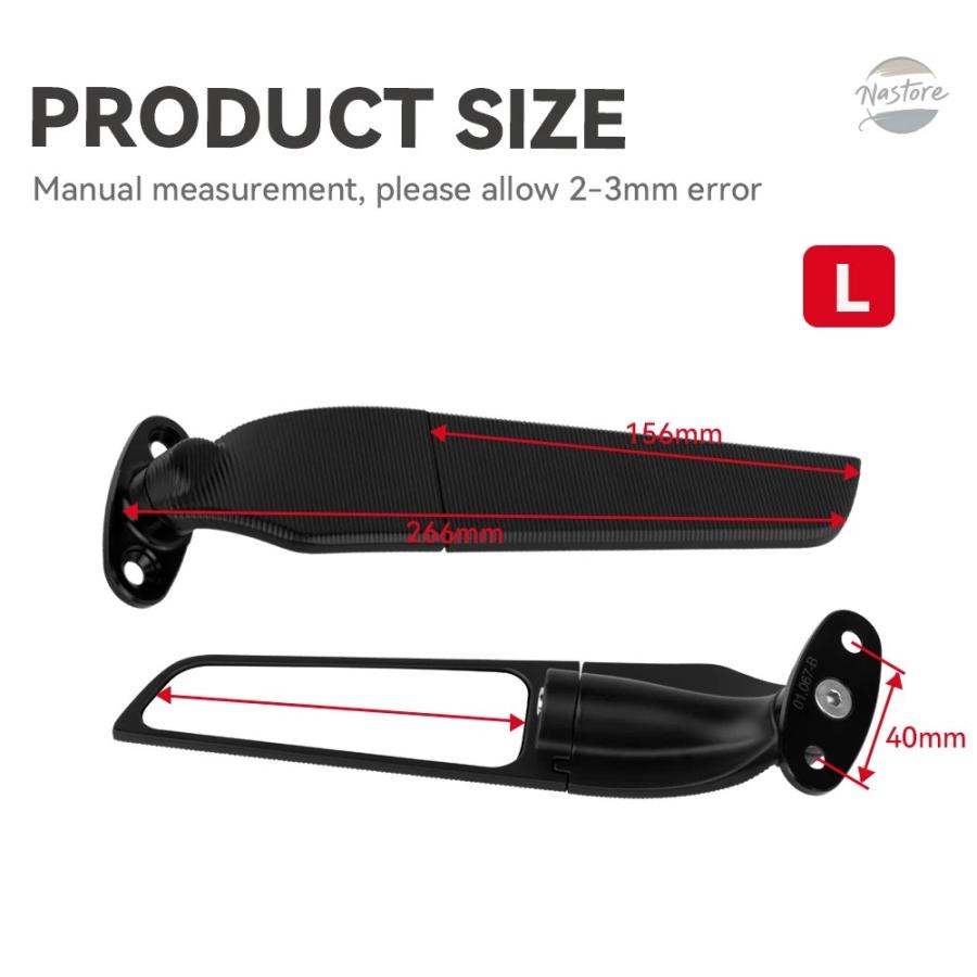 並行輸入品 ホンダ CBR650R バイク ミラー /F CBR500R CBR250RR CBR600RR CBR900RR CBR1000RR カスタムパーツ パーツ アクセサリーの画像