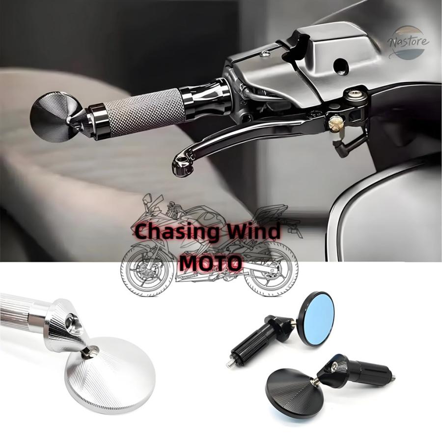 並行輸入品 バイク HANDLEBAR END MIRRORS - ANTI-VIBRATION BAR CAPS