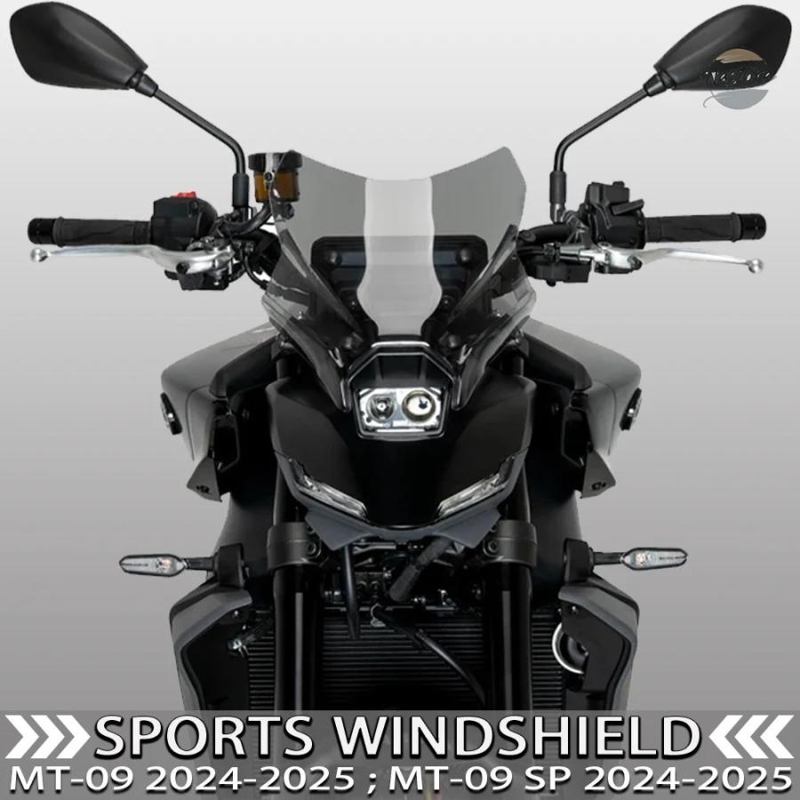 並行輸入品】MT-09 ヤマハ バイク スクリーン 世代 2024 2025 MT09 SP
