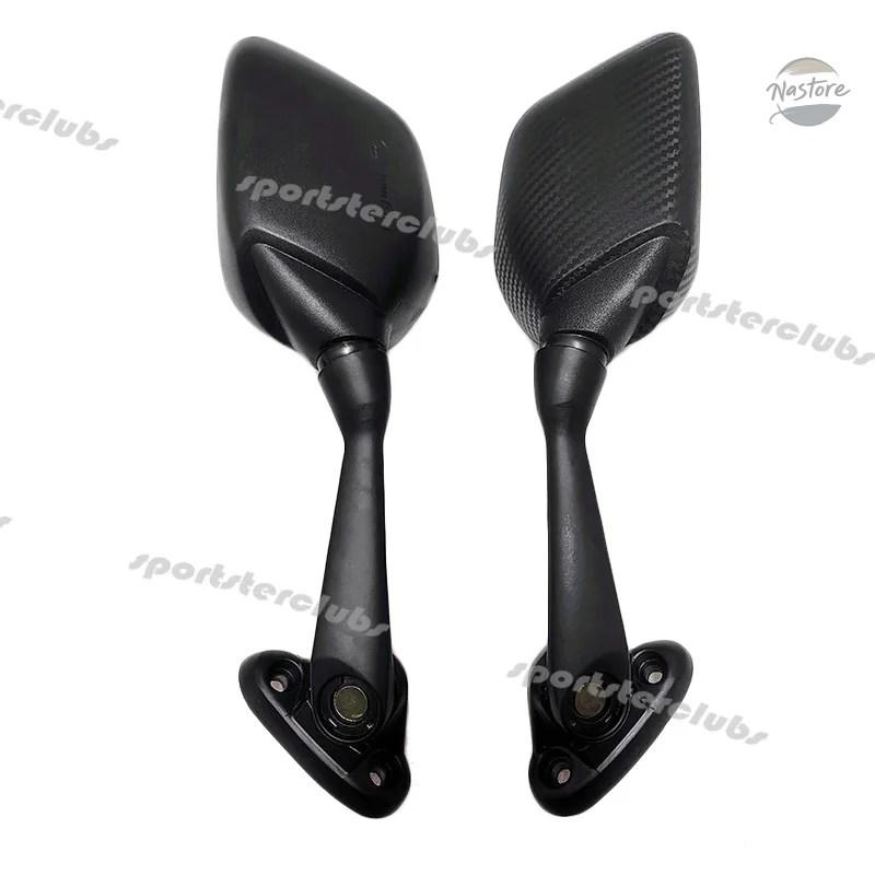 並行輸入品 ヤマハ YZF-R3 YZF-R25 2019-2024 YZF R3 R25 YZFR3/25 2020-23 OE STYLE バイク CARBON REAR VIEW SIDE MIRRORSの画像