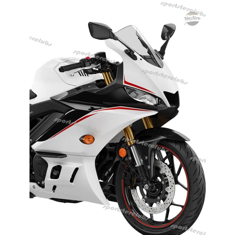 並行輸入品 ヤマハ YZF-R3 YZF-R25 2019-2024 YZF R3 R25 YZFR3/25 2020-23 OE STYLE バイク CARBON REAR VIEW SIDE MIRRORSの画像