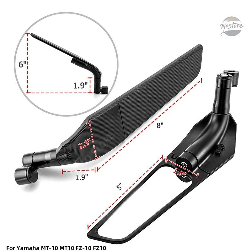 並行輸入品 MT-10 ヤマハ バイク ミラー アクセサリー カスタムパーツ MT10 FZ-10 FZ10 カスタムパーツ パーツ アクセサリー_3