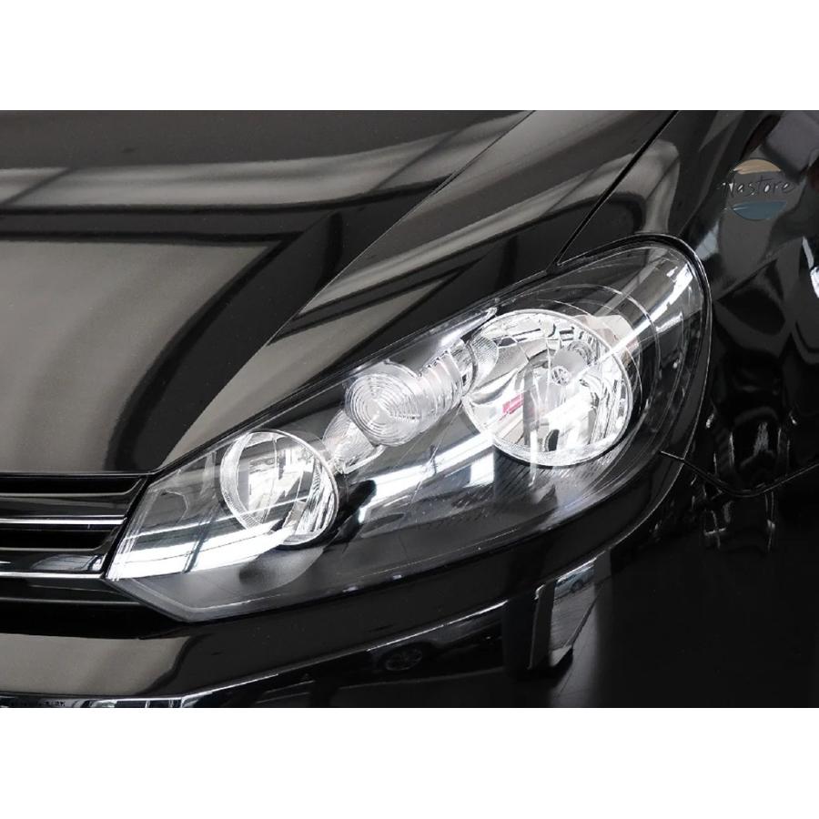 並行輸入品 ヘッドランプレンズ フォルクスワーゲン VW ゴルフ 6