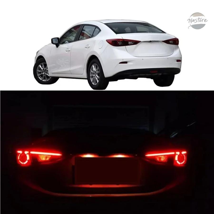 並行輸入品 4ピース 2013-2019 LEDテールライト マツダ3 セダンのみ