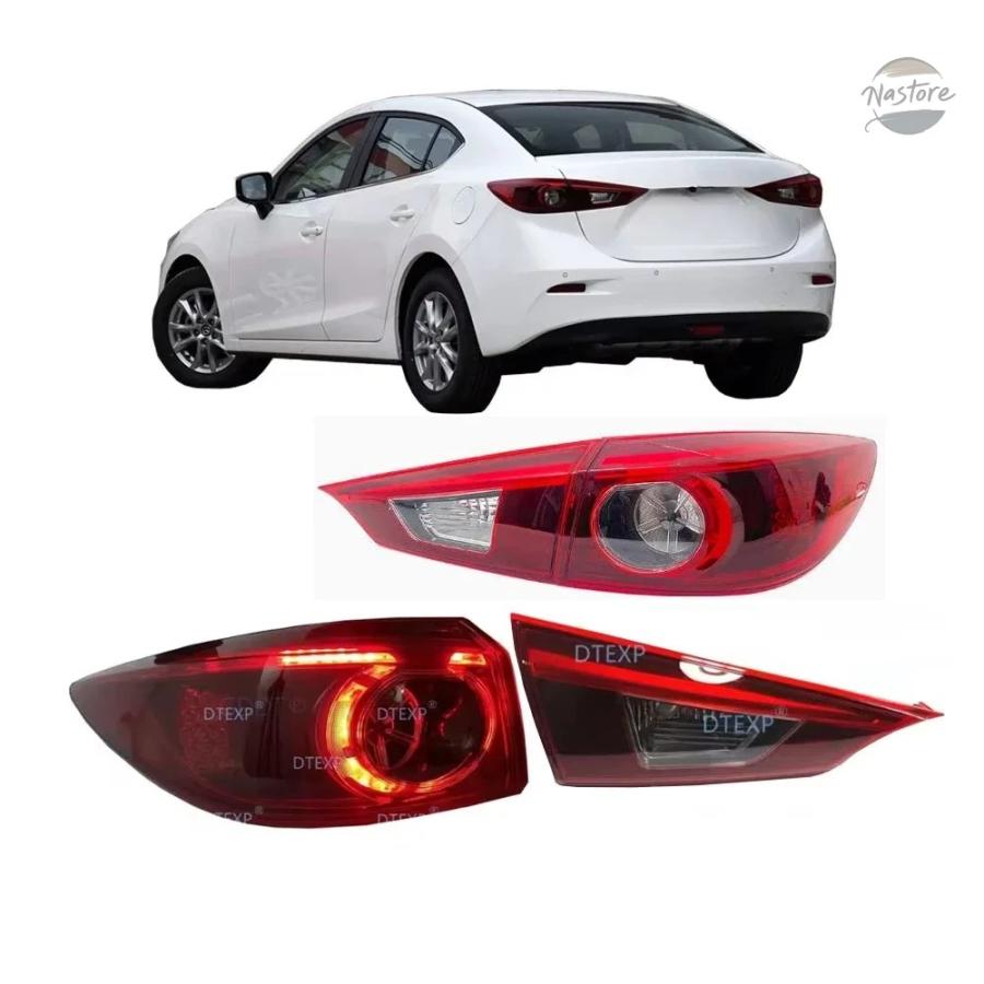 並行輸入品 4ピース 2013-2019 LEDテールライト マツダ3 セダンのみ