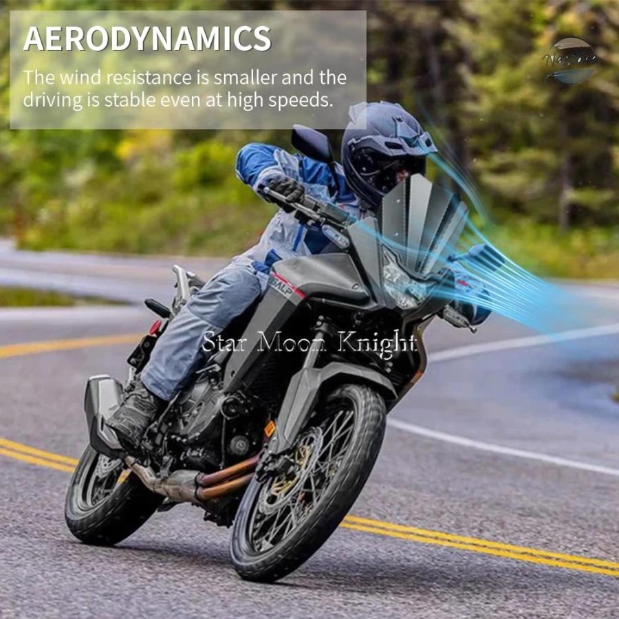 並行輸入品 Honda XL 750 TRANSALP XL750 2023- オートバイ用スポーツウィンドスクリーン CNC ウィンドシールドデフレクター ウィンドガード_3