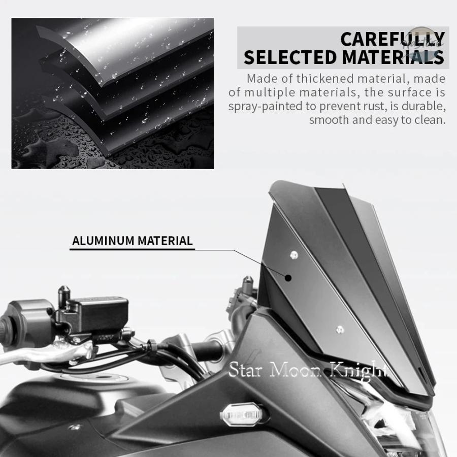並行輸入品 Honda XL 750 TRANSALP XL750 2023- オートバイ用スポーツウィンドスクリーン CNC ウィンドシールドデフレクター ウィンドガード_4
