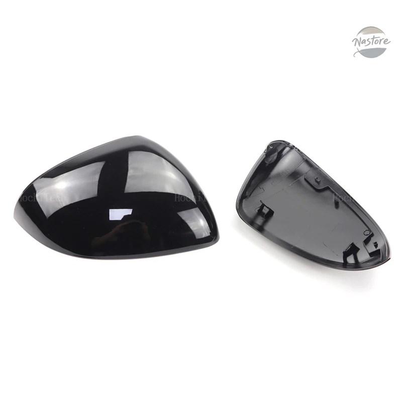 並行輸入品 カーボンファイバースタイル ブラック リアビュー サイドミラーカバーキャップ メルセデス C E S GLC クラス W206 X206 S206 X254 W214 W223の画像