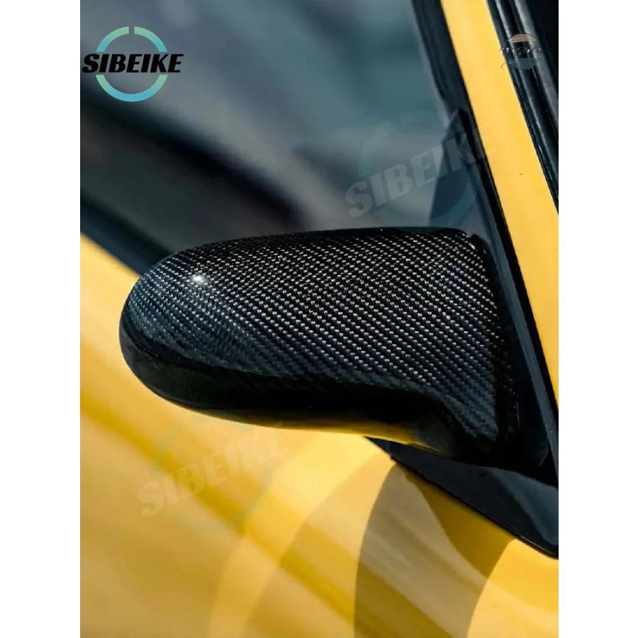 並行輸入品 JDM スプーンスタイル カーボンファイバー バックミラー 手動調整可能 サイドミラー ホンダ シビック 95-00 EG EK_8