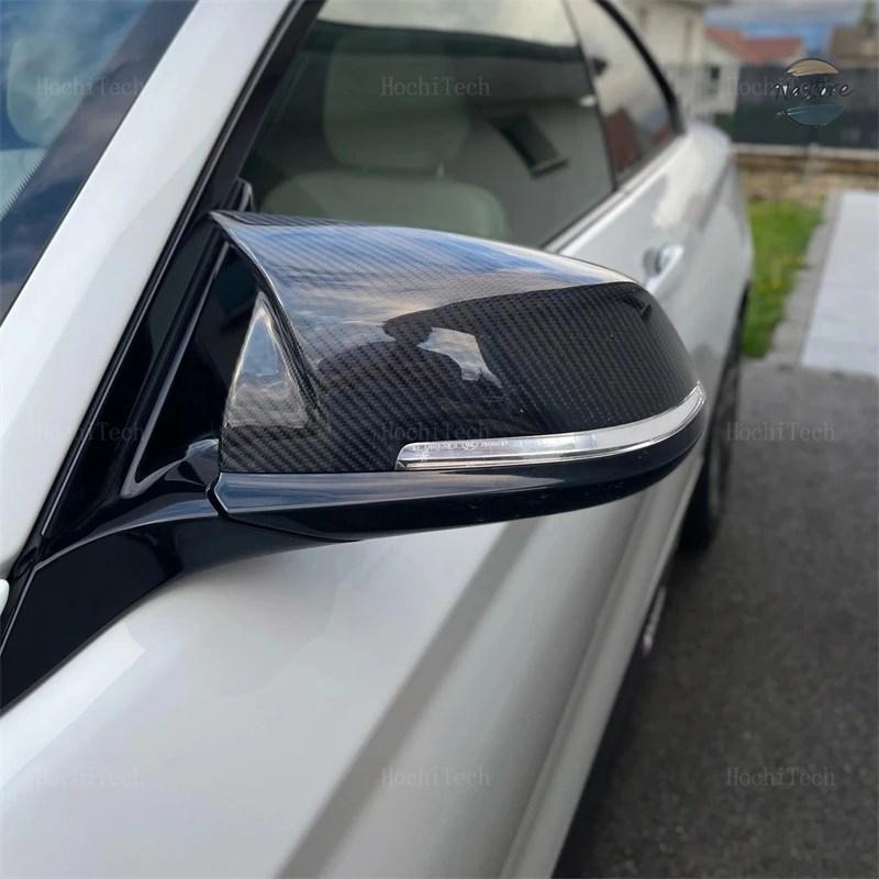 車パーツ 並行輸入品 カーボン製バックミラーカバー ウィングサイドミラー