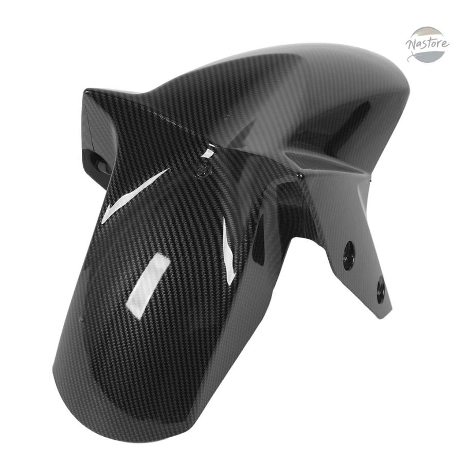 並行輸入品 バイク用フロントマッドガード カーボンファイバーガード タイヤハガー NMAX 125 155 2020-2024 バイク用フロントガードの画像