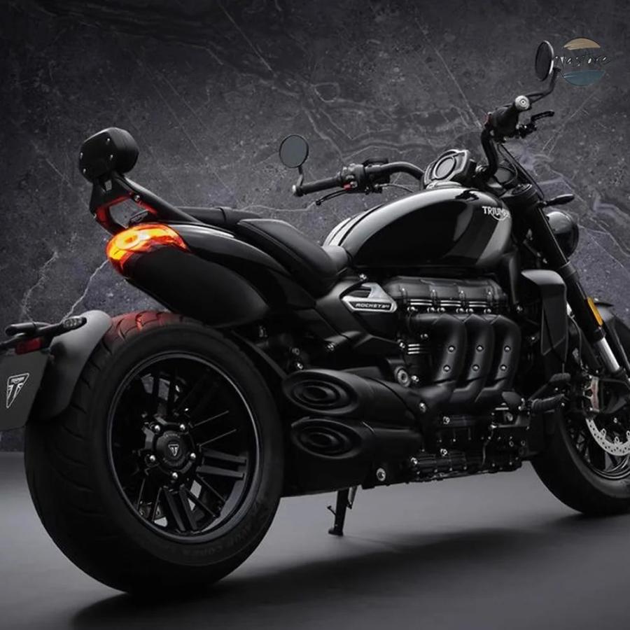 並行輸入品 バイク用ハンドルバー バックミラー バーエンドミラー ロケット3 ストリートトリプルS 765 765RS 765R トライデント660 スピードトリプル1200_3