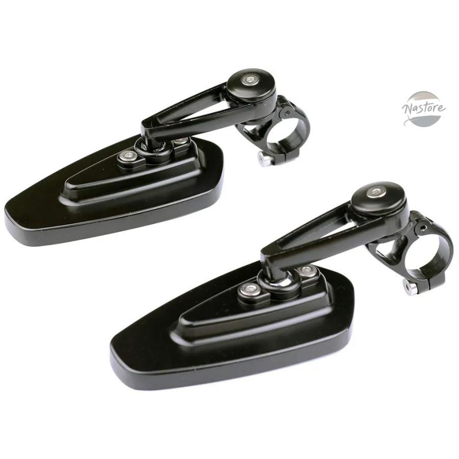 並行輸入品 バイク用ハンドルバーエンドミラー ヤマハ MT-07 MT-09 MT10 R6 R1 FZ1/FZS1000 FZ6 FZ6R XJ6 TMAX530 TMAX500 バーエンドミラーの画像