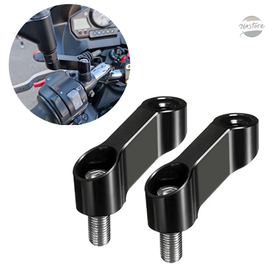 並行輸入品 8MM オートバイ用バックミラー延長ライザー延長アダプター