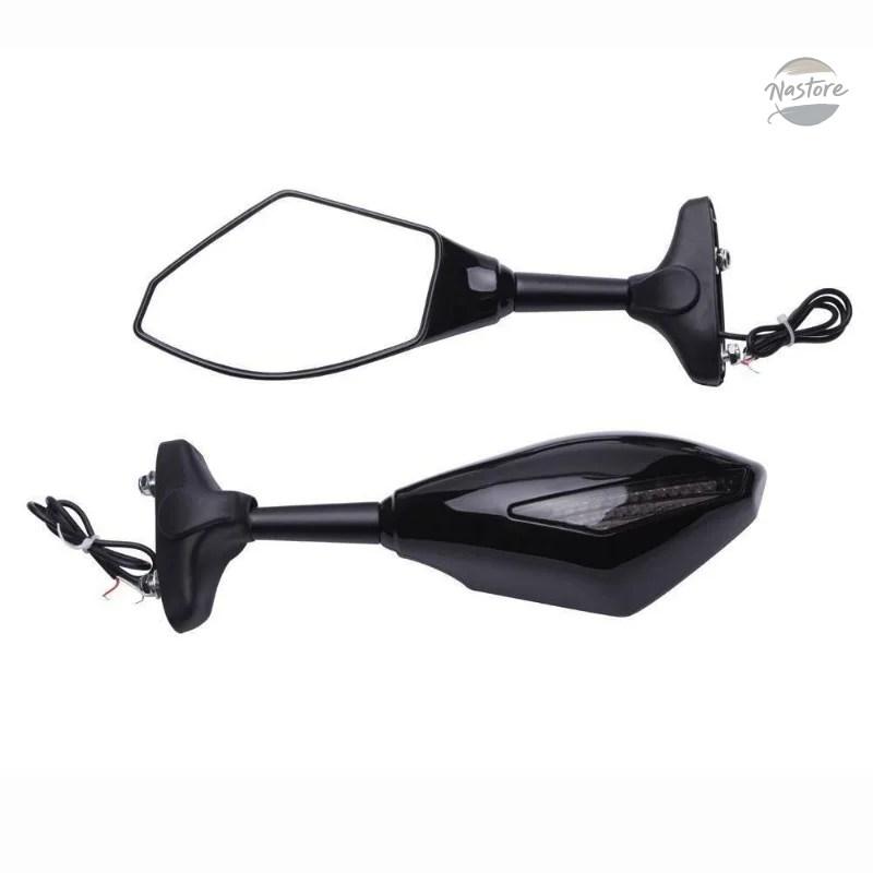 並行輸入品 レーシングバックミラー（ウインカー付きLED）ヤマハ YZF