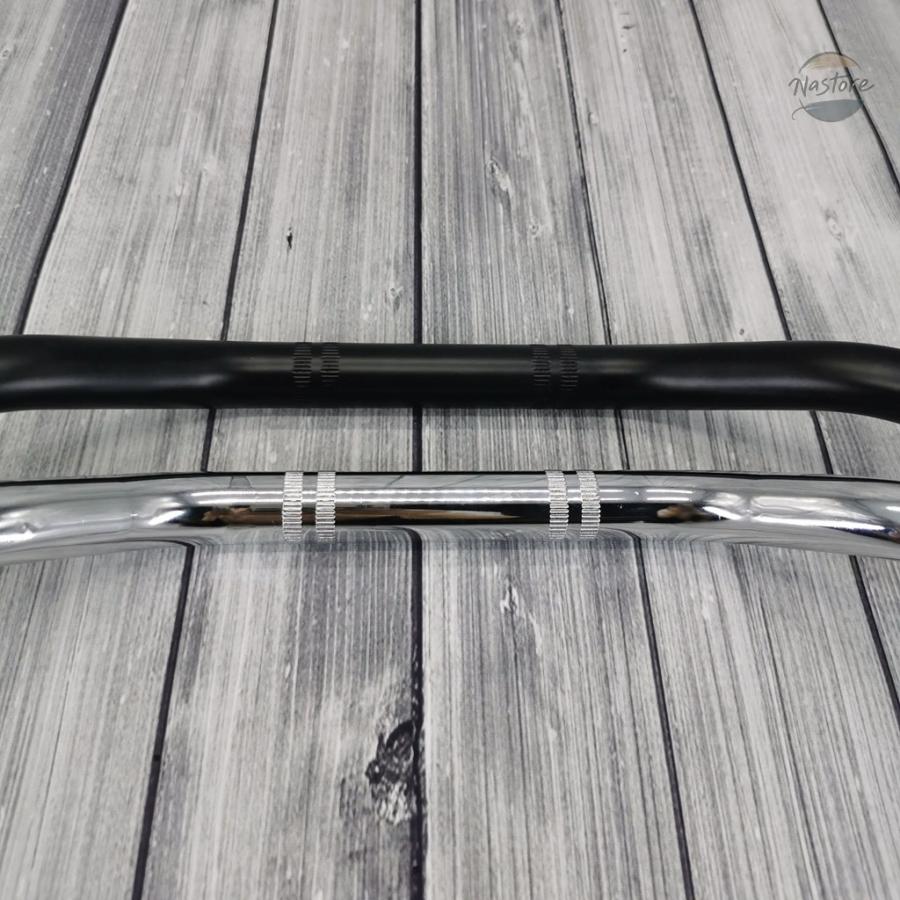 並行輸入品 オートバイハンドルバー 22mm 7/8'' レトロバイクステアリングホイール トラッカー スクランブラー FZ6 XJ6 CB1000R CG125 PCX 125 レオンチの画像