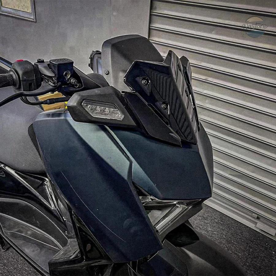 並行輸入品 XMAX300 23-25 オートバイ用 風防 バイザー バイザー デフレクター 風防 YAMAHA XMAX125 2024 XMAX250 XMAX300 2023 2024 2025