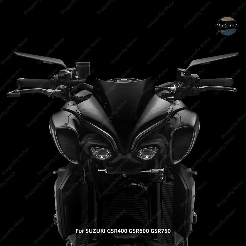 並行輸入品 新型アルミバックミラー SUZUKI GSR400 GSR600 GSR750 バイク用サイドミラー 回転式バックミラー 新型サイドミラーの画像