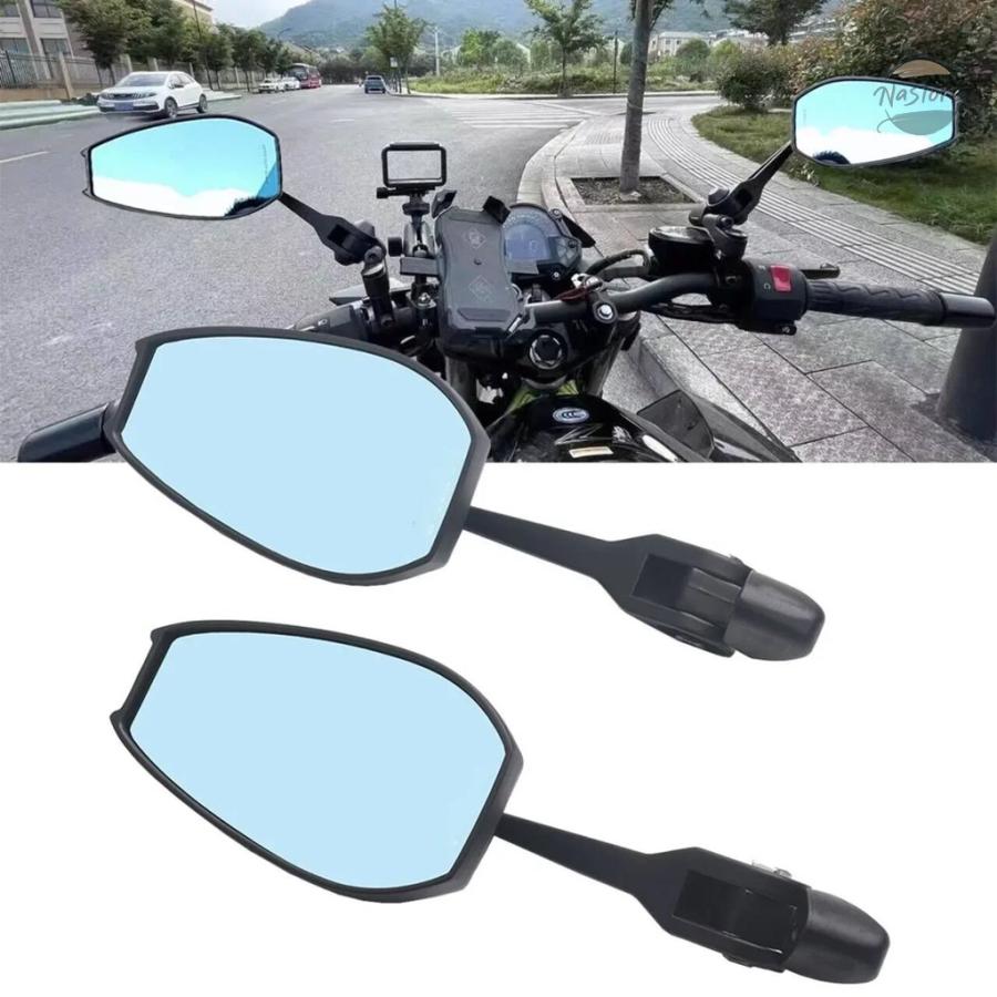 並行輸入品 2個/ペア バイク用サイドミラー バックミラー リアビュー