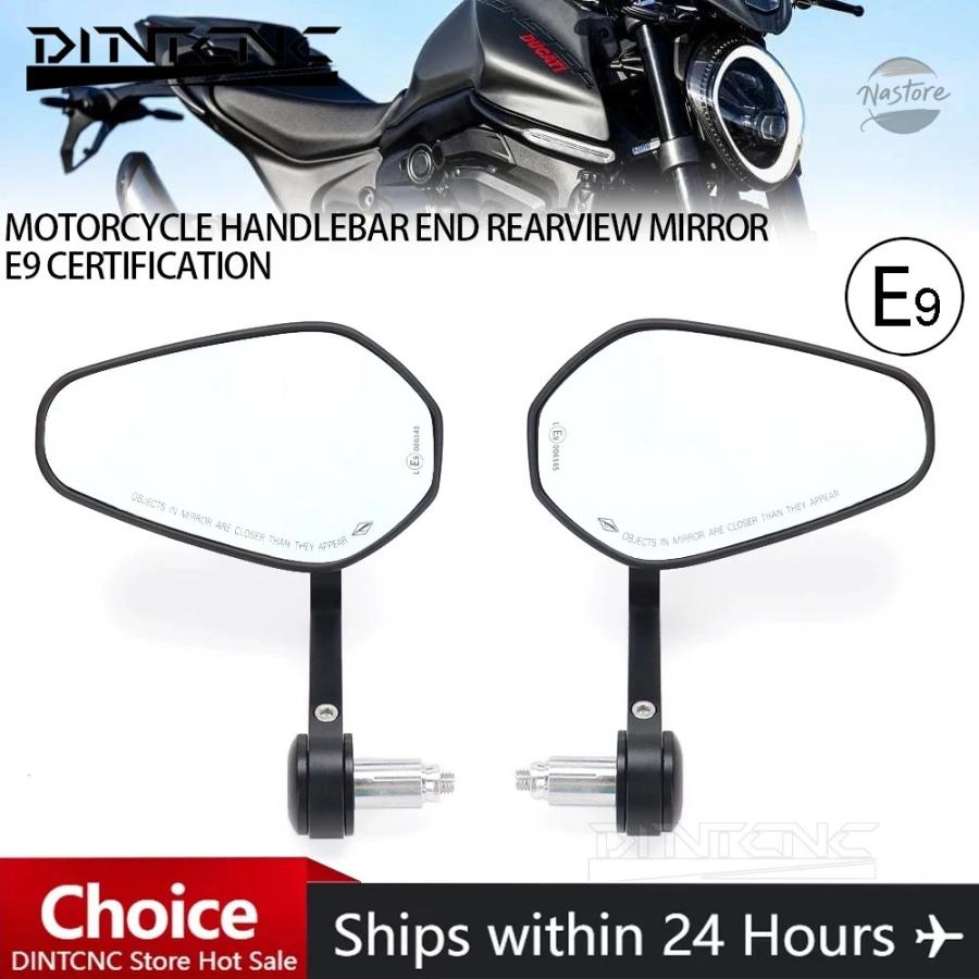 並行輸入品 2023 DUCATI MONSTER 950 937 MONSTER+ 696 796 821 1100 R 左右サイドハンドルバーエンドミラー回転バイクアクセサリーの画像