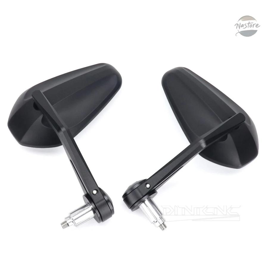 並行輸入品 2023 DUCATI MONSTER 950 937 MONSTER+ 696 796 821 1100 R 左右サイドハンドルバーエンドミラー回転バイクアクセサリーの画像