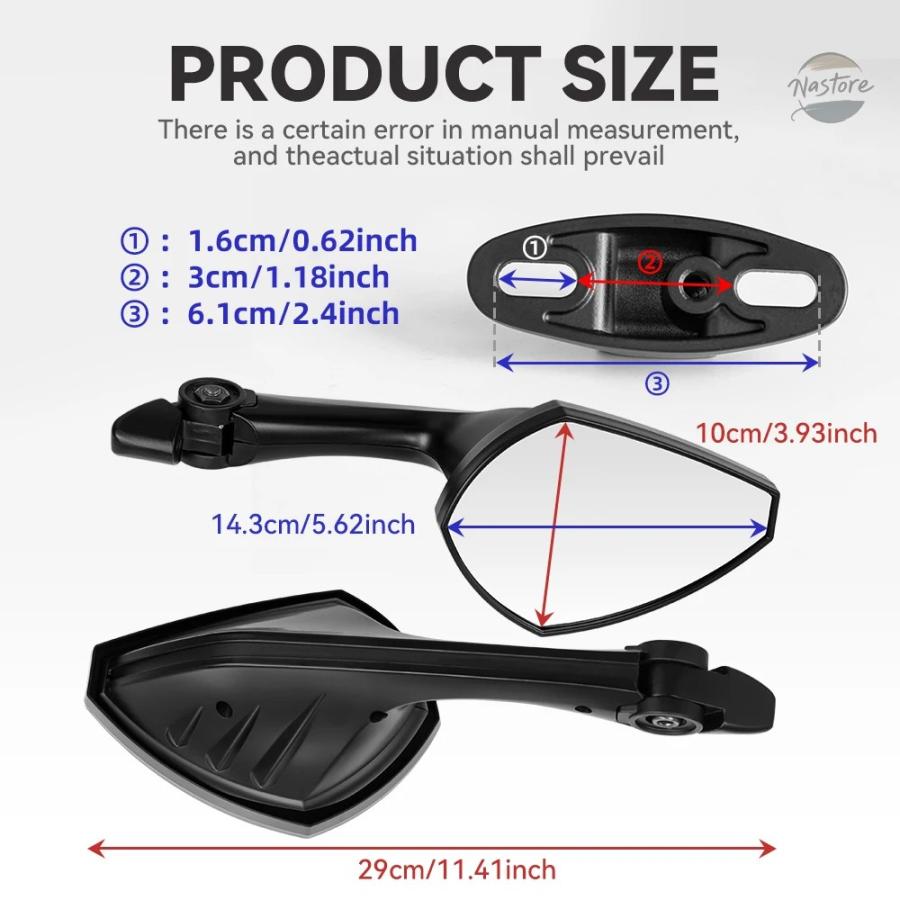並行輸入品 バイク用カウリングミラー Libra 2 ナポレオン HONDA