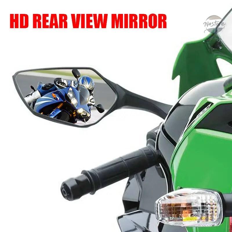 並行輸入品 オートバイ用LEDバックミラー（LEDライト付き）サイドミラー カワサキ Ninja ZX 10R ZX-10R 2011-2015 2016-2020 H2 2014-2015