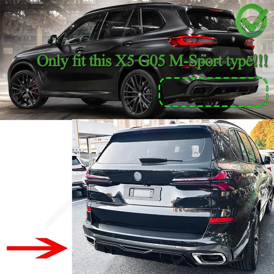 並行輸入品 BMW x5 リップ グロスブラック mp スタイル リア