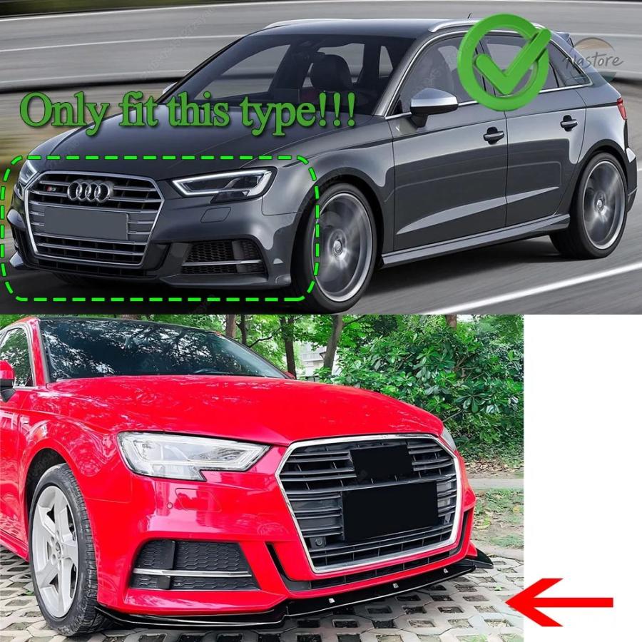 並行輸入品 アウディ s3 スポイラー リップスポイラー リップ a3
