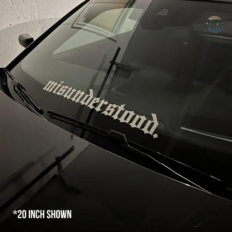 並行輸入品】1枚 203036インチ bmisunderstood デカール