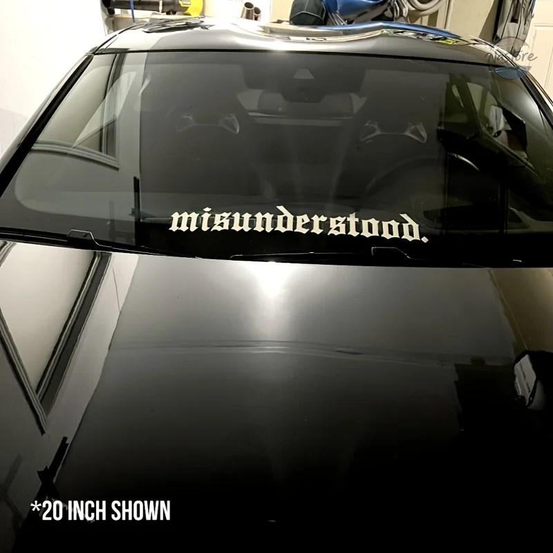 並行輸入品 1枚 203036インチ bmisunderstood デカール ステッカー