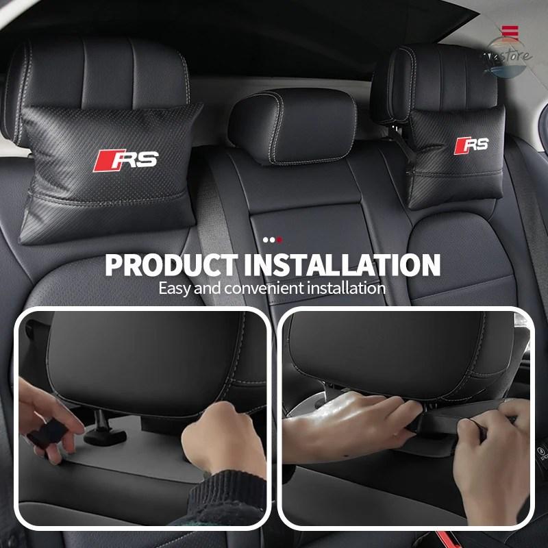 並行輸入品 アウディ a4l 汎 カーシートヘッドレストネック快適