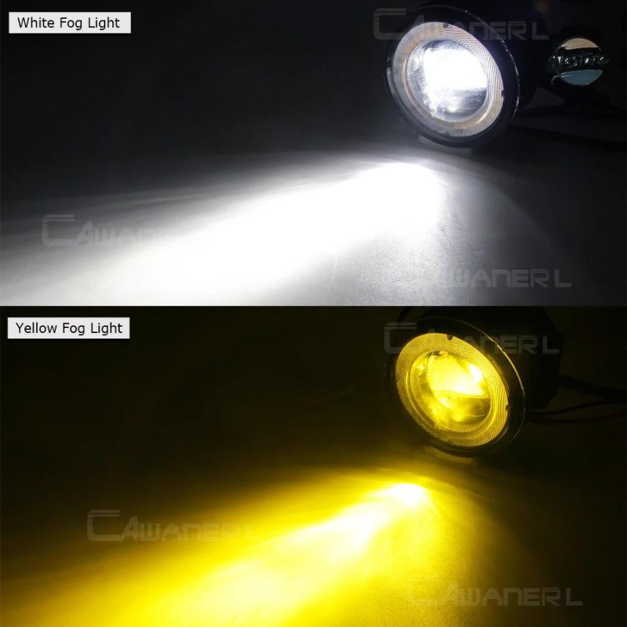 並行輸入品 スズキ ジムニー 2 x エンジェルアイ フォグライト アセンブリ led カスタムパーツ 部品 アクセサリーの画像