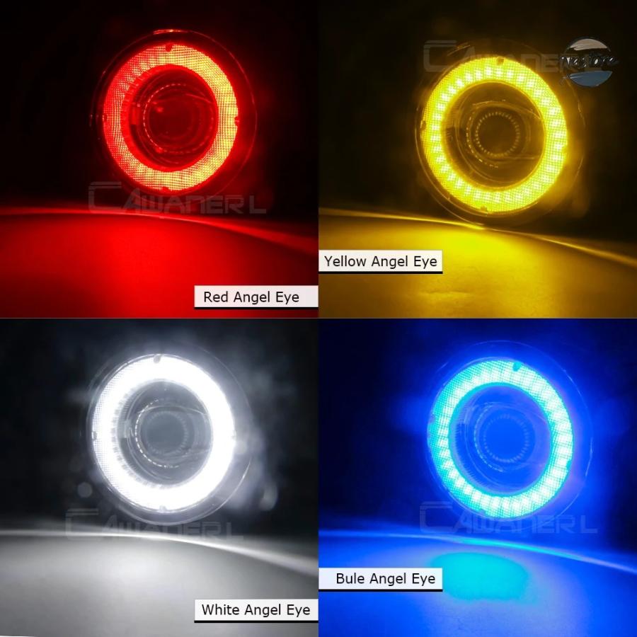 並行輸入品 スズキ ジムニー 2 x エンジェルアイ フォグライト アセンブリ led カスタムパーツ 部品 アクセサリーの画像