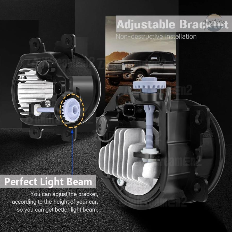 並行輸入品 h11 スズキ ジムニー スイフト ハスラー アルト 2 x フロント バンパー led カスタムパーツ 部品 アクセサリー_6