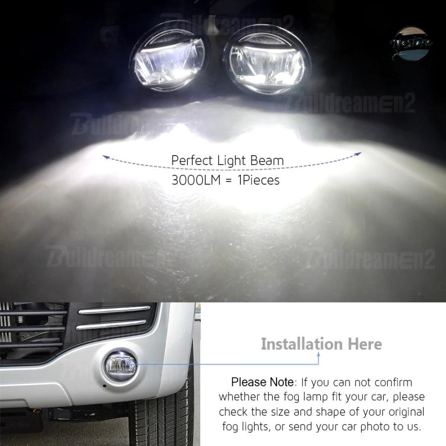 並行輸入品 h11 スズキ ジムニー スイフト ハスラー アルト 2 x フロント バンパー led カスタムパーツ 部品 アクセサリー_8