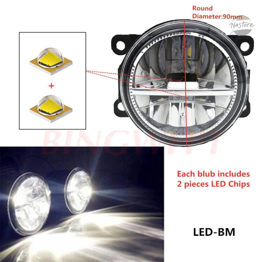 並行輸入品 jb64 スズキ フォグランプ ヘッドライト ジムニー スイフト 2個 led ライト カスタムパーツ 部品 アクセサリー_11