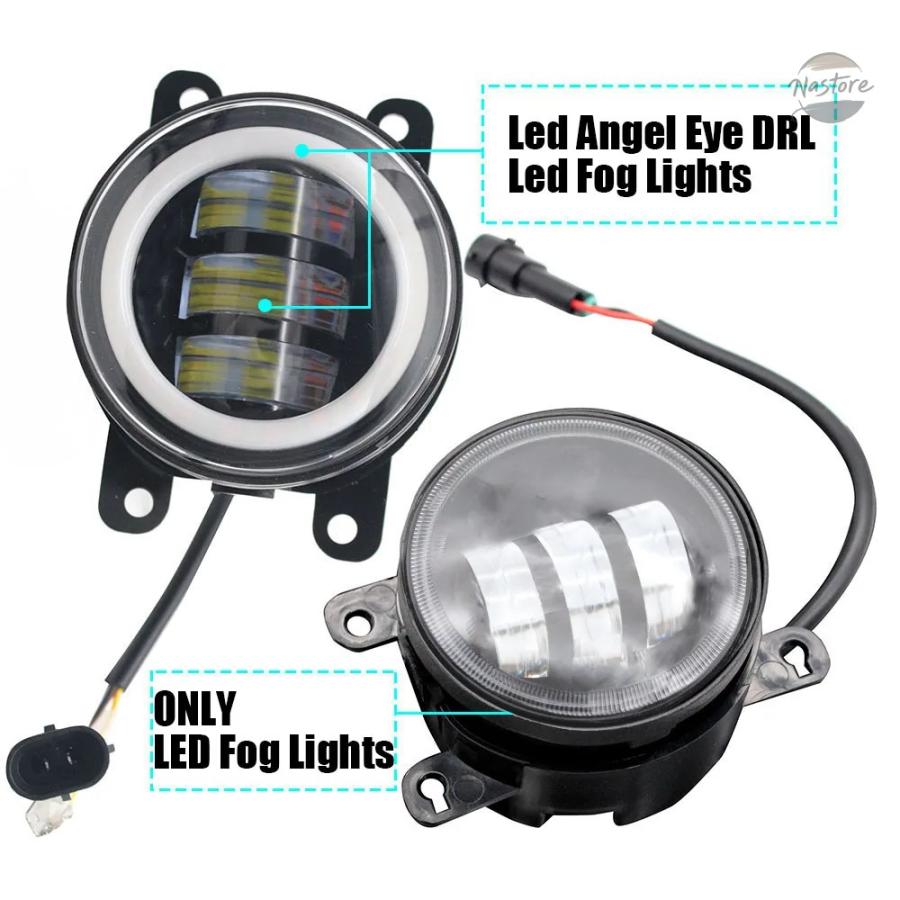 並行輸入品 jb64 スズキ フォグランプ ジムニー アップグレード led ptf 30w gj_ jb74 2018 24 2025 カスタムパーツ 部品 アクセサリー_5