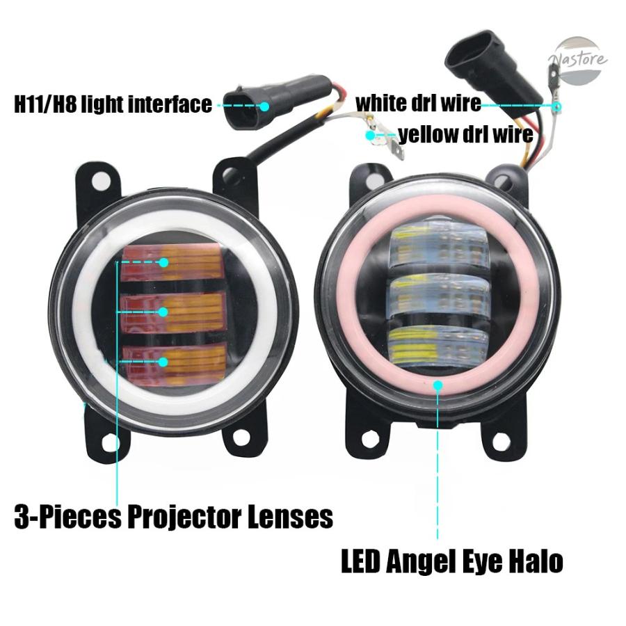 並行輸入品 jb64 スズキ フォグランプ ジムニー アップグレード led ptf 30w gj_ jb74 2018 24 2025 カスタムパーツ 部品 アクセサリー_6