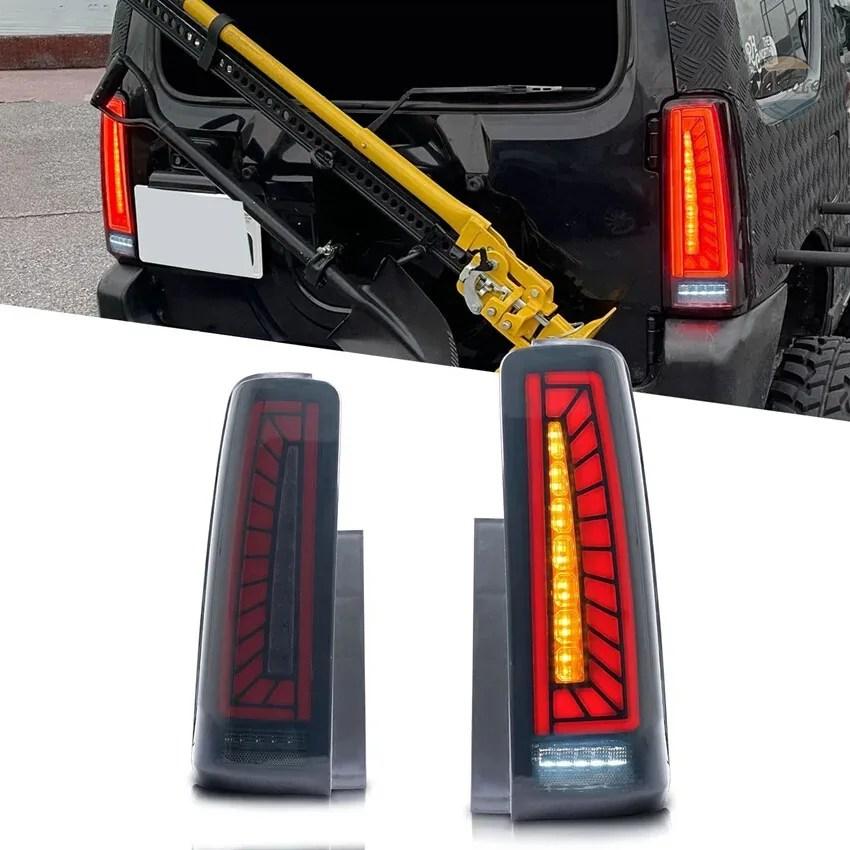 並行輸入品 ja33v スズキ ジムニー led リアライトペア jb23 jb33 jb43 1998 2005 カスタムパーツ 部品 アクセサリーの画像