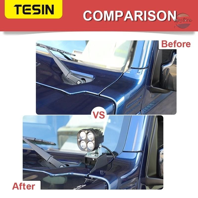 並行輸入品 スズキ アクセサリー 外装 カスタム ジムニー tesin aピラー 作業灯ランプ カスタムパーツ 部品 アクセサリーの画像