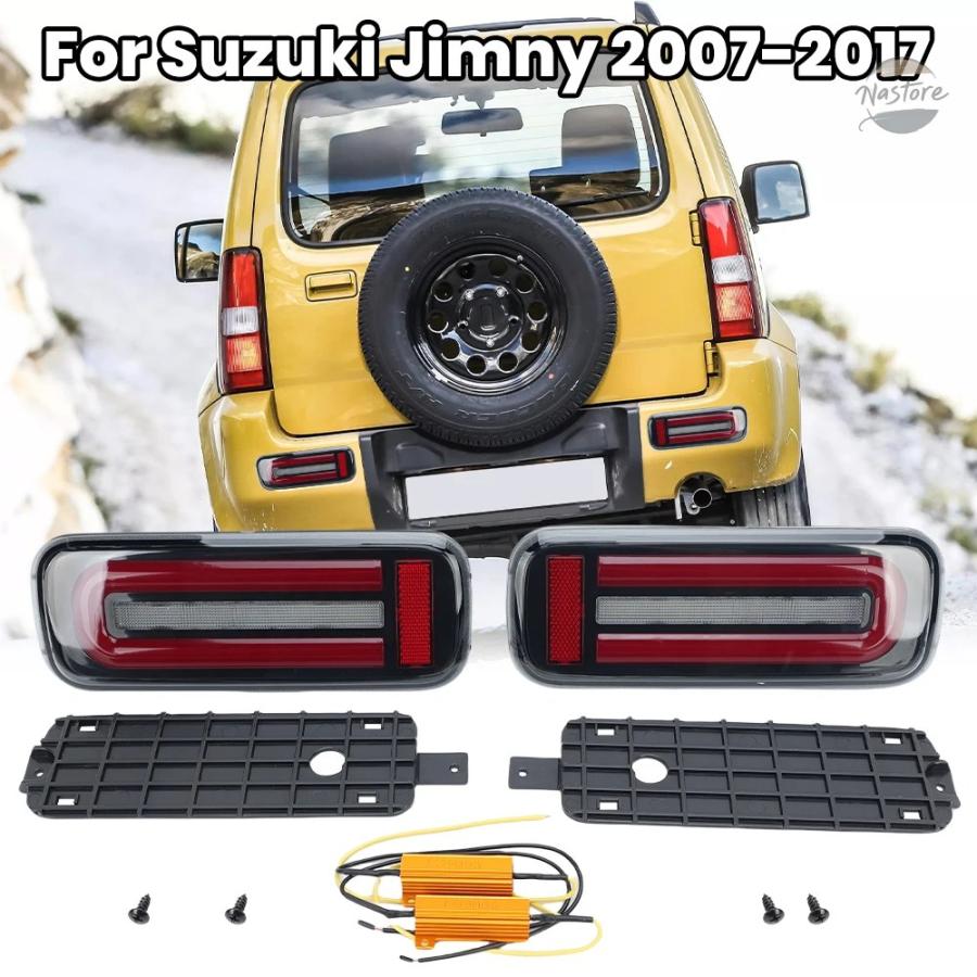 並行輸入品 スズキ テールライト ブレーキ ジムニー 1ペア led 2007 2017 カスタムパーツ 部品 アクセサリー_2
