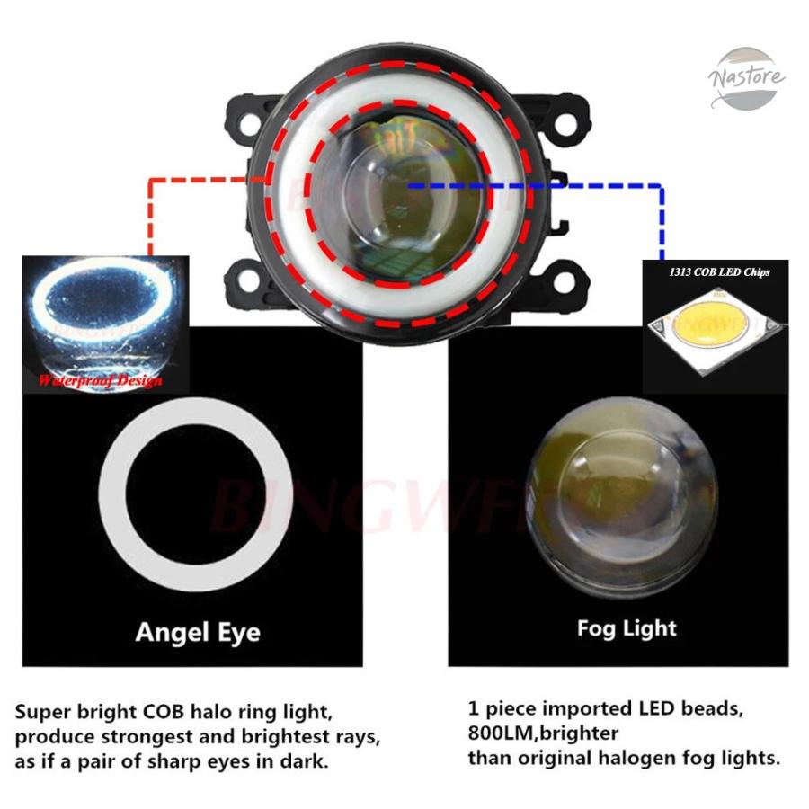 並行輸入品 sx4 スズキ フォグランプ ジムニー スイフト アルト 2個 フロント カスタムパーツ 部品 アクセサリー_10