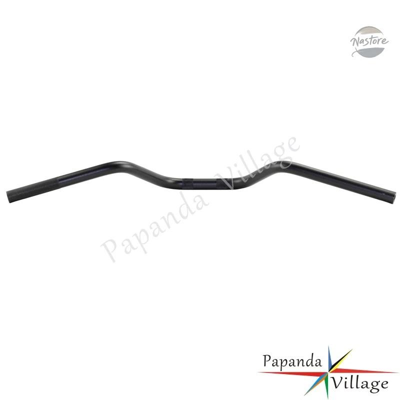 並行輸入品 バイク ハンドル papanda ブラック アルミ 13cm ライズバー 7/8インチ バー 汎用 カスタムパーツ 部品 アクセサリーの画像