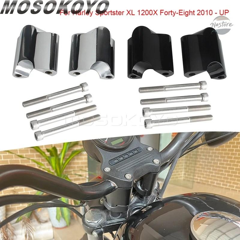 並行輸入品 xl1200 ハンドル アルミ 25mm 1インチ バーライザー ハーレー スポーツスター xl カスタムパーツ 部品 アクセサリーの画像